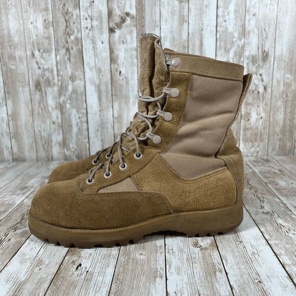 Belleville Goretex waterproof combat boot desert Tan Mens 6.5 Womens 8‎ wide - Picture 2 of 8
